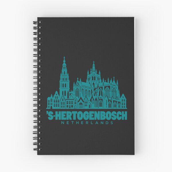 Item preview, s-Hertogenbosch North Brabant Netherlands Line Art Landmark Poster designed and sold by CMYKStudio.