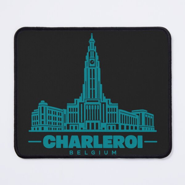 Item preview, Charleroi Hainaut Belgium Line Art Landmark Poster designed and sold by CMYKStudio.