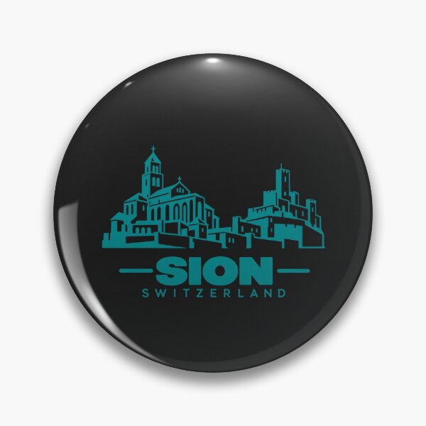 Item preview, Sion Valais Switzerland Line Art Landmark Poster designed and sold by CMYKStudio.