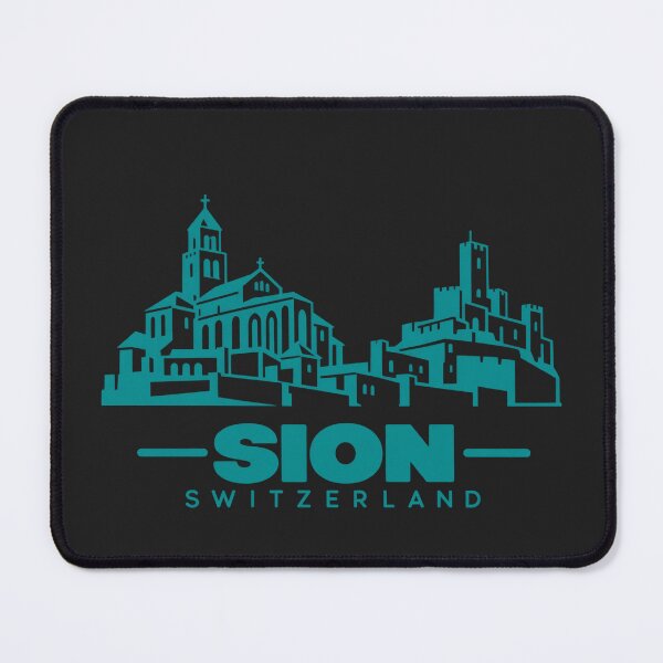 Item preview, Sion Valais Switzerland Line Art Landmark Poster designed and sold by CMYKStudio.