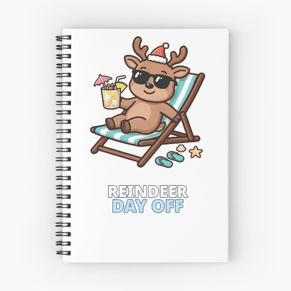 Item preview, Reindeer Day Off Funny Christmas Vacation designed and sold by ThreeFlyingAces.