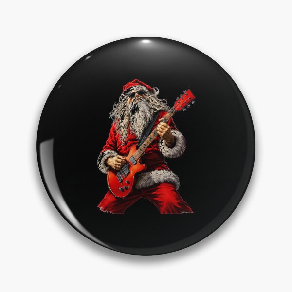 Item preview, Santa Claus Playing Electric Guitar designed and sold by braycora738.