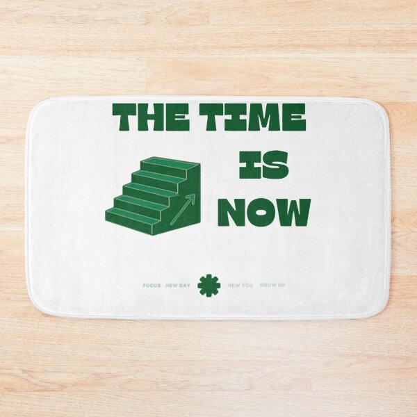 Item preview, The Time Is Now - Retro Motivational Stairs designed and sold by Wecanflyin.