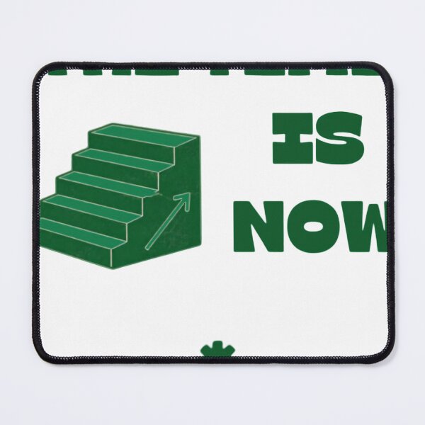 Item preview, The Time Is Now - Retro Motivational Stairs designed and sold by Wecanflyin.