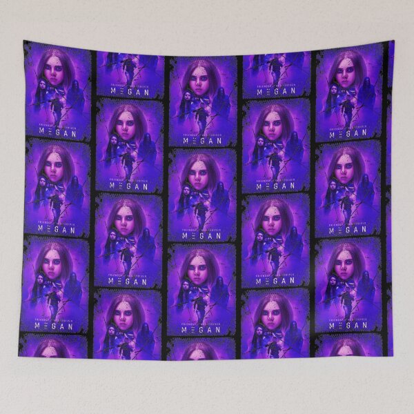 Item preview,  Futuristic Robot Doll Cyber Gothic Purple Art designed and sold by ArsRuots9.