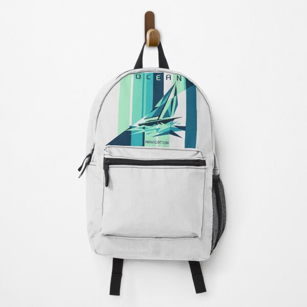 Item preview, Ocean Navigation Sailboat Mint Green Geometric Nautical Graphic designed and sold by KiwiRider.