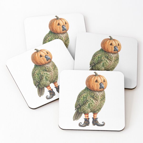 Artikelvorschau, Kürbis-Kakapo-Halloween-Stiefel entworfen und verkauft von Tiffany Roy.