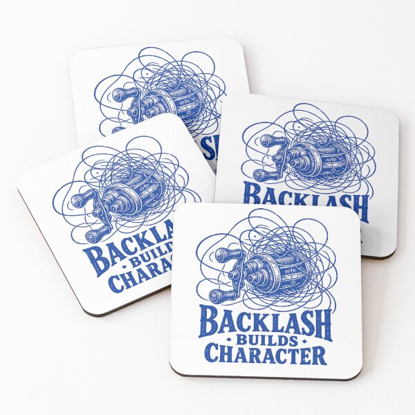 Item preview, Backlash Builds Character Baitcaster Fishing Joke designed and sold by elderberry.