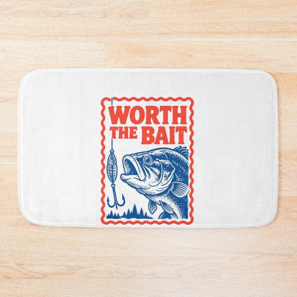 Item preview, Worth The Bait Fishing Humor For Anglers designed and sold by elderberry.