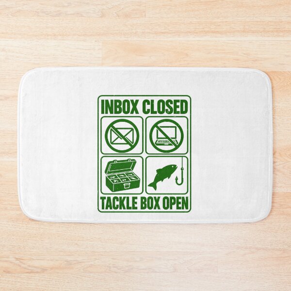 Item preview, Inbox Closed Tackle Box Open Fishing Instead Of Email designed and sold by elderberry.
