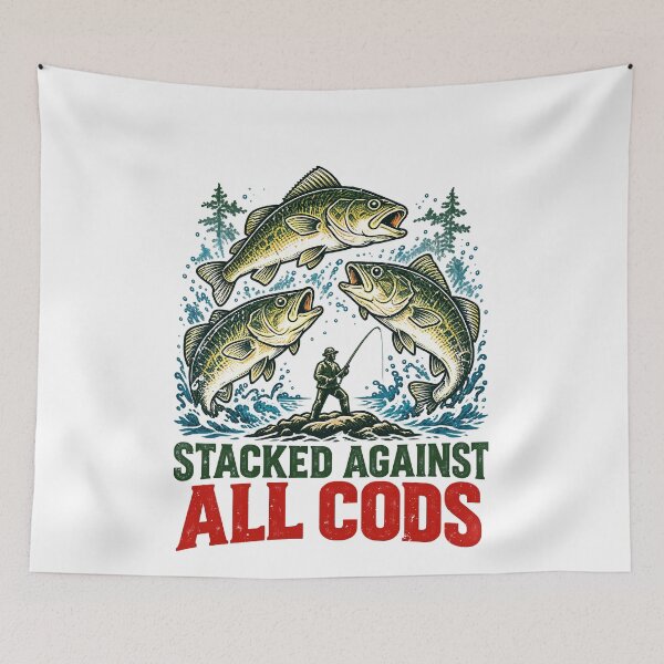 Item preview, Humor de pesca de Angler Angler: En contra de todos los bacalaos designed and sold by elderberry.