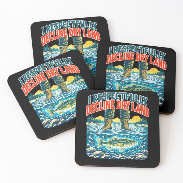 Item preview, I Respectfully Decline Dry Land Lake Fishing designed and sold by elderberry.