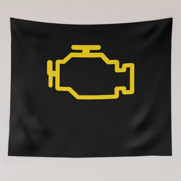Item preview, Check Engine Light Outline For Automotive Diagnostics designed and sold by elderberry.