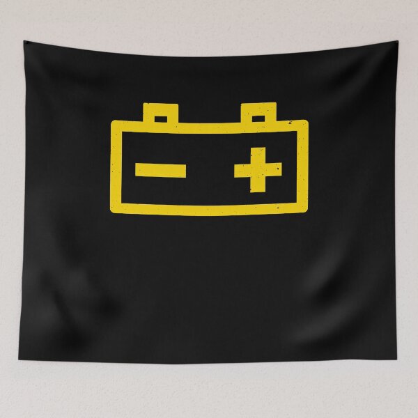 Item preview, Yellow Automotive Battery Icon For Mechanics designed and sold by elderberry.