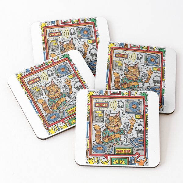 Item preview, Maine Coon Radio Host designed and sold by PictoVibe.