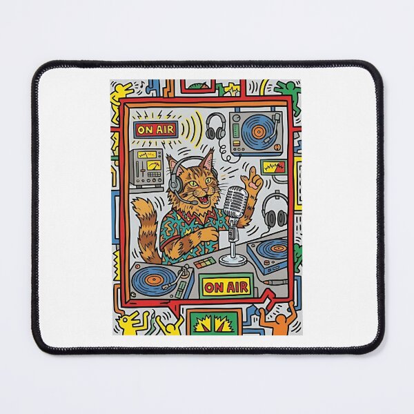 Item preview, Maine Coon Radio Host designed and sold by PictoVibe.