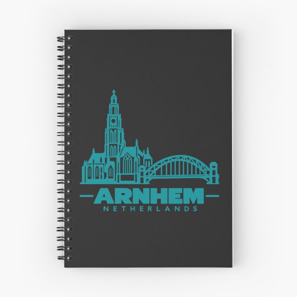 Item preview, Arnhem Gelderland Netherlands Line Art Landmark Poster designed and sold by CMYKStudio.