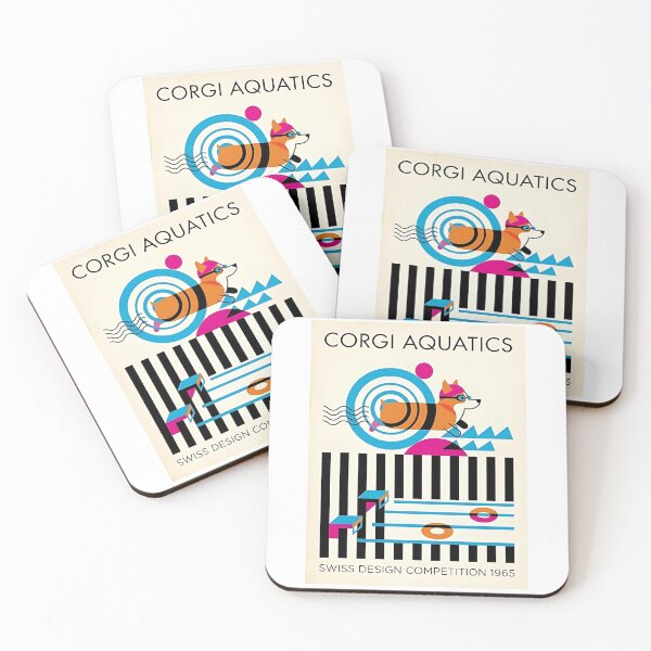 Item preview, Corgi Competitive Swimmer designed and sold by PictoVibe.