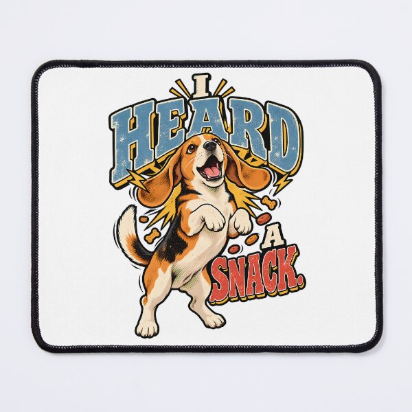 Item preview, I Heard A Snack Funny Retro Beagle Design designed and sold by Tong4130.