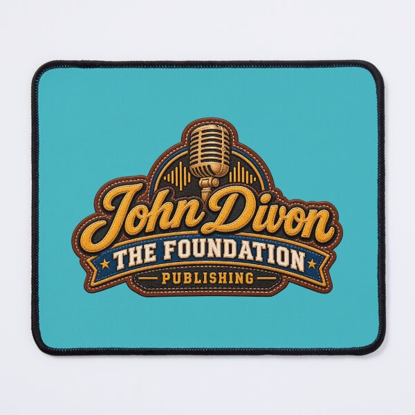 Item preview, John Divon The Foundation Publishing (Leather Patch with Mic)  designed and sold by TheFatherOfArt.