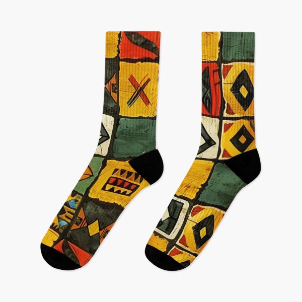 Item preview, African-Style Green, Yellow, And Red Ornate Designs designed and sold by DEC02.