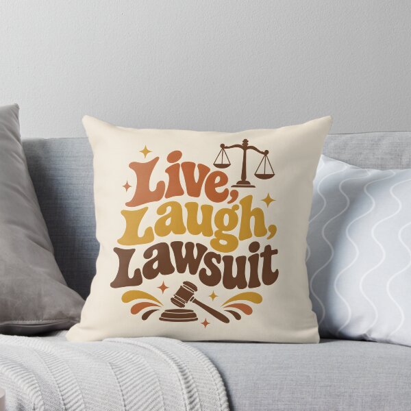 Item preview, Live Laugh Lawsuit Funny Lawyer Retro Quote Design | Vintage 70s Groovy Law Student Gift Attorney Humor | Funny Attorney Lawyer Gift | Law School Graduation Gift Retro Legal Humor designed and sold by LitzoyGlobeArt.