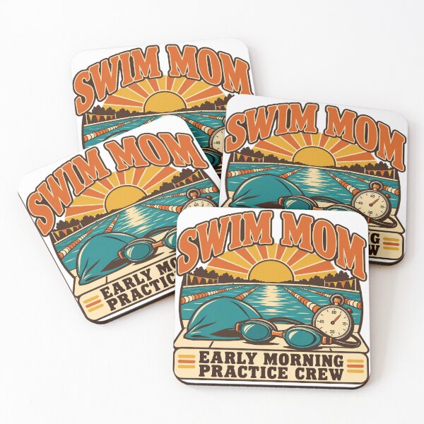 Item preview, Swim Mom Gift - Early Morning Practice Crew designed and sold by RedRubyBubble.