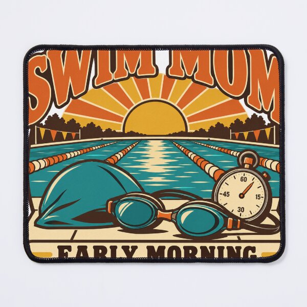 Item preview, Swim Mom Gift - Early Morning Practice Crew designed and sold by RedRubyBubble.
