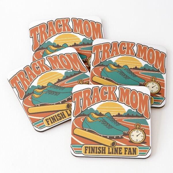 Item preview, Track Mom Gift - Finish Line Fan designed and sold by RedRubyBubble.