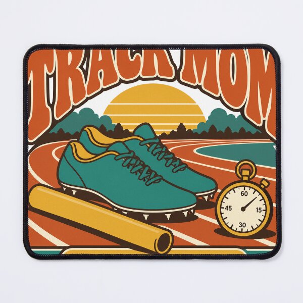 Item preview, Track Mom Gift - Finish Line Fan designed and sold by RedRubyBubble.