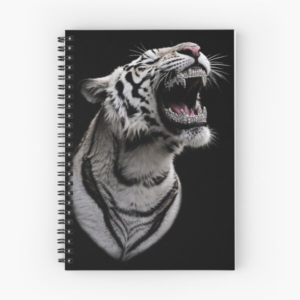 Item preview, White Tiger with Grillz designed and sold by NF Designs Studio DTF.