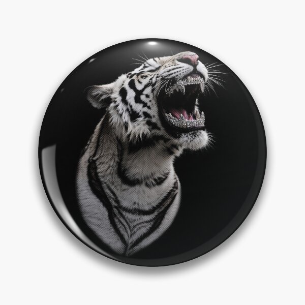 Item preview, White Tiger with Grillz designed and sold by NF Designs Studio DTF.