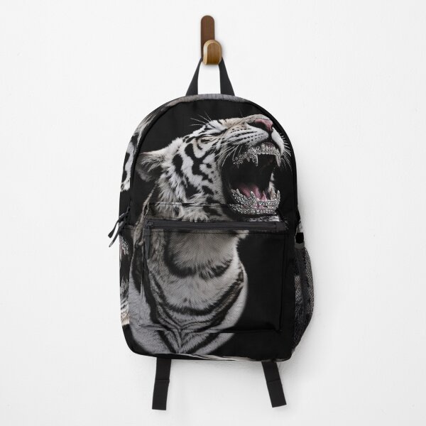 Item preview, White Tiger with Grillz designed and sold by NF Designs Studio DTF.