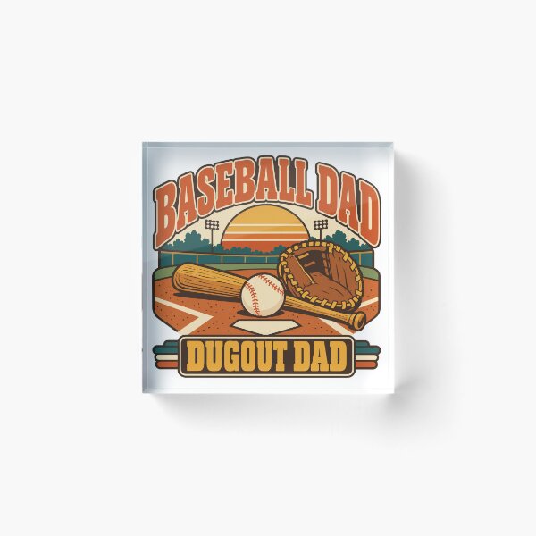 Item preview, Baseball Dad Gift - Dugout Dad designed and sold by RedRubyBubble.