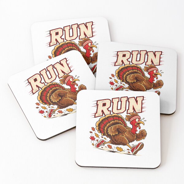 Item preview, Thanksgiving Running Turkey Funny Fall Runner Race Humor T-Shirt designed and sold by shop-insider.