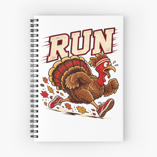 Item preview, Thanksgiving Running Turkey Funny Fall Runner Race Humor T-Shirt designed and sold by shop-insider.