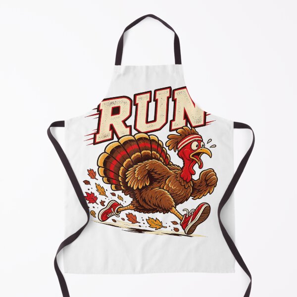 Item preview, Thanksgiving Running Turkey Funny Fall Runner Race Humor T-Shirt designed and sold by shop-insider.