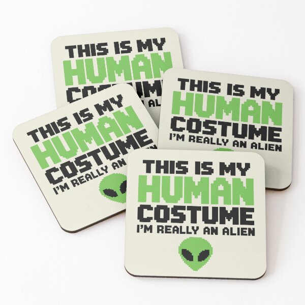 Item preview, Weird Funny This is My Human Costume I'm Really an Alien designed and sold by Sallyjoywaxart.