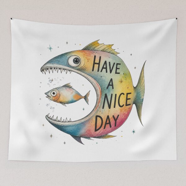 Item preview, Fish with Message designed and sold by FlowerSeller1.