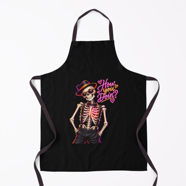 Item preview, How You Doin’ Skeleton – Funny Neon Halloween Flirt designed and sold by Sparklershop.