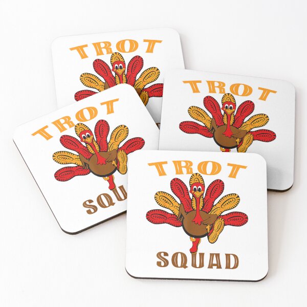 Item preview, Trot Squad thanksgiving turkey trot 5k Running Marathon 2025 T-Shirt designed and sold by Atros.