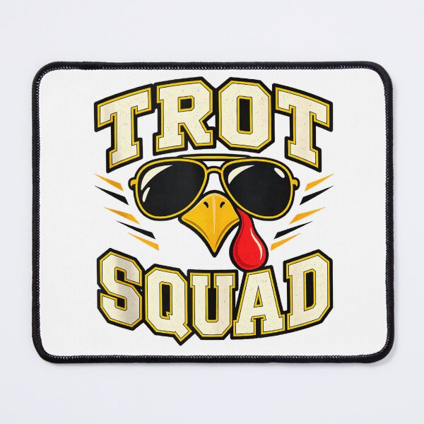 Item preview, Trot Squad Turkey Running Thanksgiving Funny Fall Feast Bird Sleeveless Tank Top designed and sold by Atros.