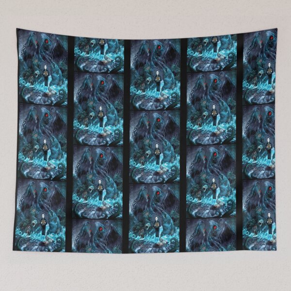 Item preview, Mythological Sea Monster Cosmic Horror Artwork designed and sold by Tanjlau7.