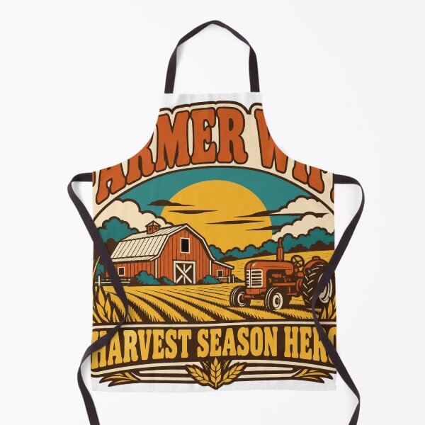 Item preview, Farmer Wife Gift - Harvest Season Hero designed and sold by RedRubyBubble.