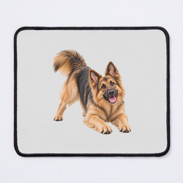 Item preview, German Shepherd Sable Dog playing  designed and sold by BackgroundND.