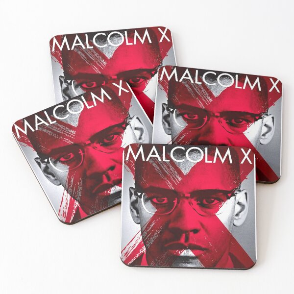 Artikelvorschau, Malcolm X Filmplakat entworfen und verkauft von Lucy Goosy Art.