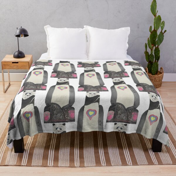 Item preview, Panda of Love – Cute Colorful Heart Panda Art designed and sold by Timothy Michael Apparel.