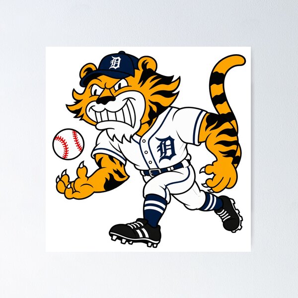 Item preview, The Mighty Tigers Mascot Drawing designed and sold by Graphix Nation.
