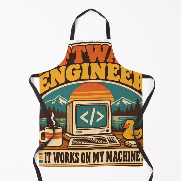 Item preview, Software Engineer Gift - It Works On My Machine designed and sold by RedRubyBubble.