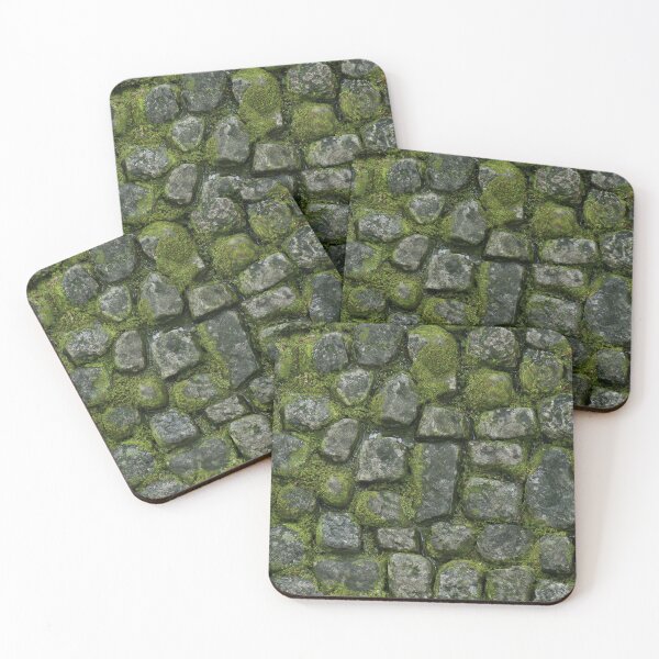 Item preview, Mossy Cobblestone Path designed and sold by ArtistUpsale.